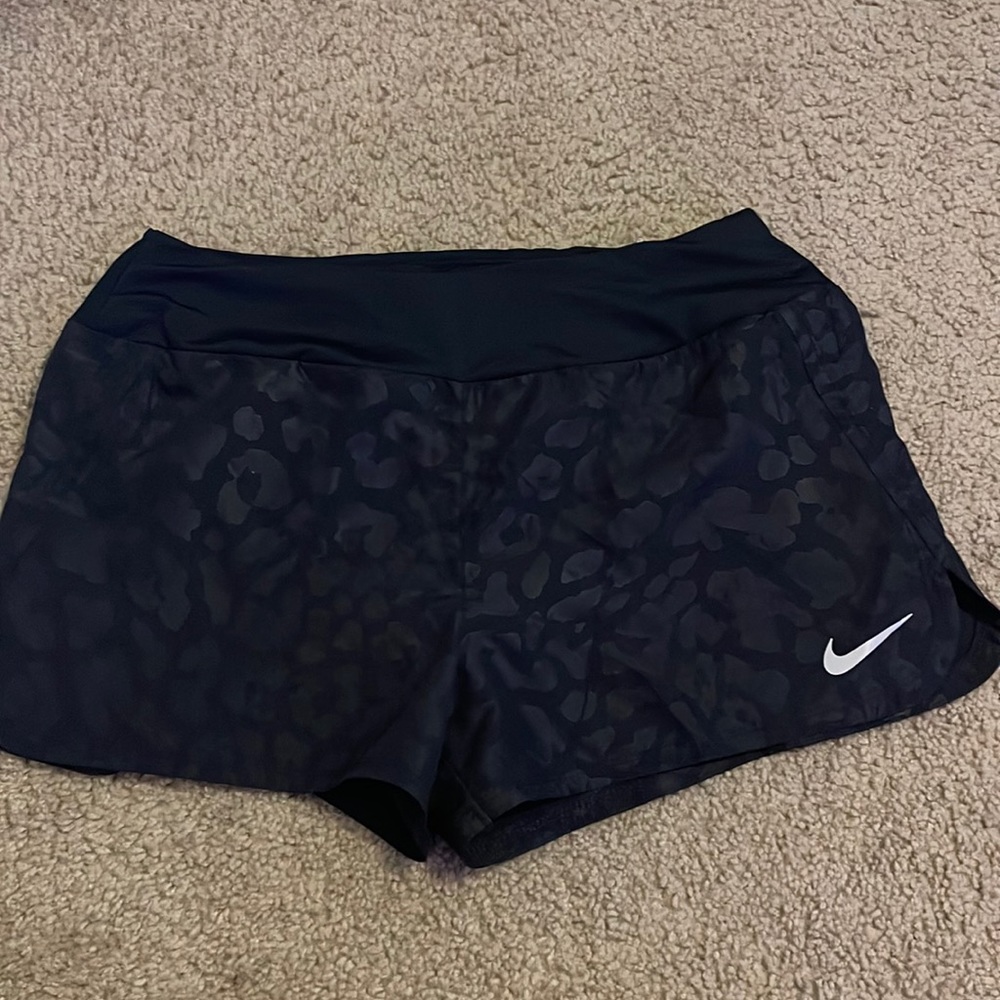 leopard nike running shorts